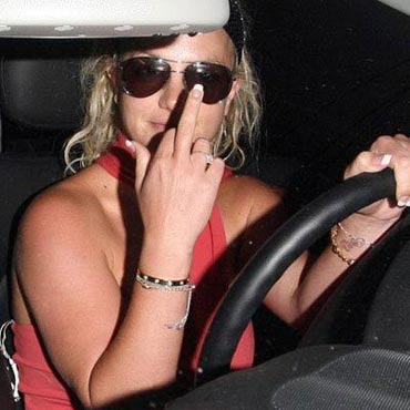 Бритни Спирс чуть не разбилась на своем автомобиле